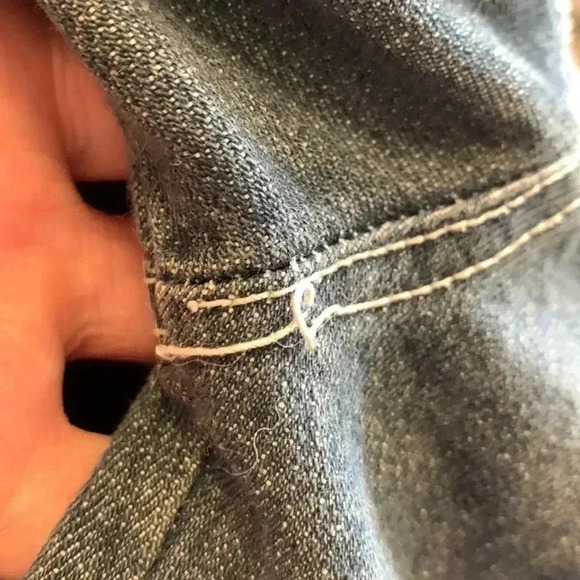 Calvin Klein jean jacket, light wash, and very cute! - Picture 3 of 3